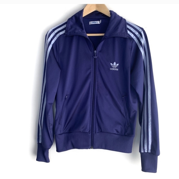 Adidas Firebird TT Zip Up Track Jacket in "Fresh Ink", Size Medium - Picture 2 of 14